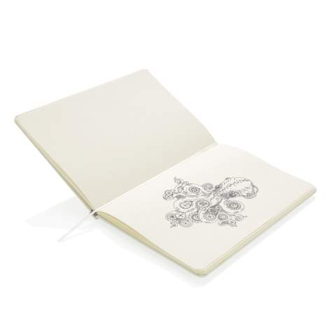 Hardcover Skizzenbuch A5 mit Seitentrenner und elastischem Verschlussband. 72 Seiten, 70g/m² cremefarbene Seiten, blanko. Perfekt für alle Skizzen, Ideen und Aufzeichnungen<br /><br />NotebookFormat: A5<br />NumberOfPages: 144<br />PaperRulingLayout: Leere Seiten