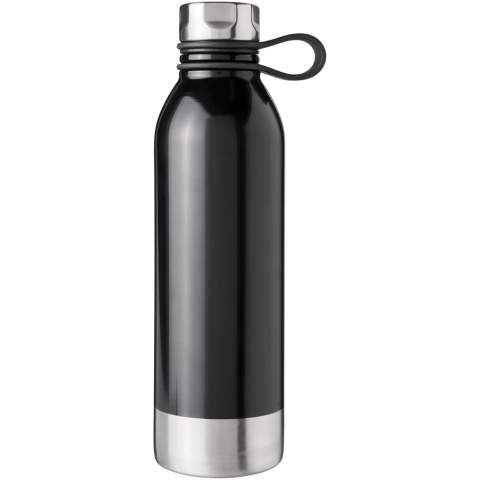 Die Perth 740 ml Sportflasche aus Edelstahl ist nicht nur eine Augenweide auf jedem Schreibtisch, sondern auch ideal für einen Spaziergang im Wald. Dank des Schraubverschlusses und des Edelstahldeckels mit komfortabler Silikon-Handschlaufe lässt sich die Flasche einfach mitnehmen. Außerdem geht der Verschluss nicht verloren. Die Farbkombination aus Weiß und Silber verleiht der Flasche einen stilvollen Look. 