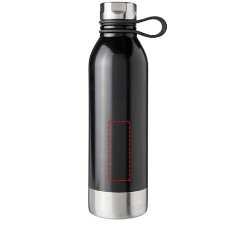 Die Perth 740 ml Sportflasche aus Edelstahl ist nicht nur eine Augenweide auf jedem Schreibtisch, sondern auch ideal für einen Spaziergang im Wald. Dank des Schraubverschlusses und des Edelstahldeckels mit komfortabler Silikon-Handschlaufe lässt sich die Flasche einfach mitnehmen. Außerdem geht der Verschluss nicht verloren. Die Farbkombination aus Weiß und Silber verleiht der Flasche einen stilvollen Look. 