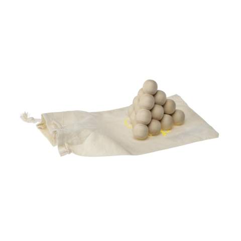 Puzzle en bois. Instructions incluses. Dans un sac en coton.