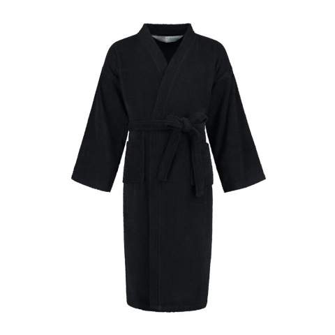 After feeling the soft touch of this bathrobe kimono on your skin, you don’t ever want to take it off. Indulge yourself in these soft luxurious fibers and feel extra feminine and comfy. Wear it in the mornings or when you just want to relax for a while. Available in the sizes S/M and L/XL.