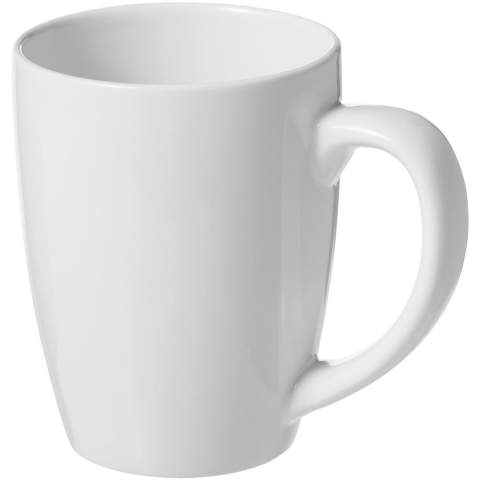 Ob zu Hause oder im Büro, das bekannte trendige Design des 350 ml Bogota Bechers ist überall zu sehen. Der Artikel wird den ganzen Tag über benutzt und bietet viel Platz für Logos oder andere Werbebotschaften. Der Bogota Becher (einschließlich Aufdruck) ist gemäß EN12875-1 für mindestens 125 Spülgänge spülmaschinenfest. 