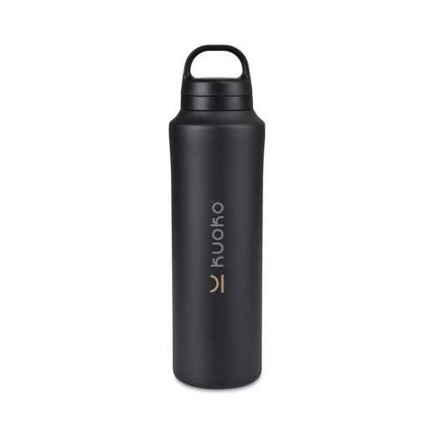 Double-wall vacuum insulated 740ml bottle keeps your beverages insulated longer. Made of high-grade, recycled 18/8 stainless steel with a sweatproof design. Two-piece lid system to accommodate wide or narrow flow. Available across both sides of the Atlantic. This item is also offered by Gemline for customers in the US and Canada.<br /><br />HoursHot: 10<br />HoursCold: 18