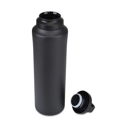 Double-wall vacuum insulated 740ml bottle keeps your beverages insulated longer. Made of high-grade, recycled 18/8 stainless steel with a sweatproof design. Two-piece lid system to accommodate wide or narrow flow. Available across both sides of the Atlantic. This item is also offered by Gemline for customers in the US and Canada.<br /><br />HoursHot: 10<br />HoursCold: 18