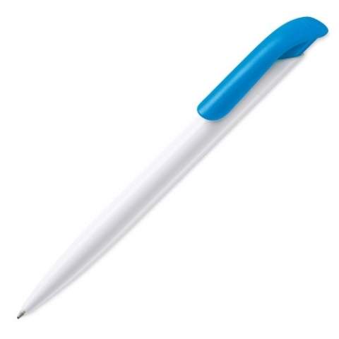 Toppoint Design- Kugelschreiber, Made in Germany. Kugelschreiber mit einem vollfarbigen Gehäuse und einer Jumbo-Mine mit einer Schreibleistung von 4,5km. Minenfarbe: blau. 
