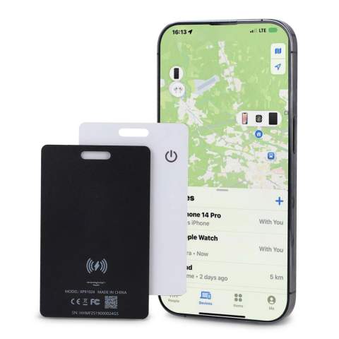 Ce traceur ultra-fin se glisse parfaitement dans votre portefeuille, puisqu'il est seulement deux fois plus épais qu'une carte de crédit. Grâce au réseau fiable « Find My » d'Apple, vous saurez toujours exactement où il se trouve. La batterie dure jusqu'à 6 mois et se recharge sans fil en une heure. Vous pouvez donc toujours sortir l'esprit tranquille.