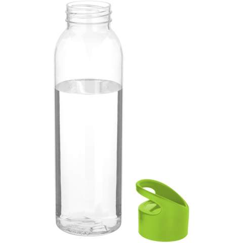 De heldere Sky colour-pop sportfles is gemaakt van Eastman Tritan™, waardoor deze fles BPA-vrij, licht, duurzaam en slagvast is. De bidon is enkelwandig en heeft een inhoud van 650 ml. Hij past in het zijvak van de meeste rugzakken en in de meeste bekerhouders in auto's. Het twist-on deksel zorgt voor gemakkelijk openen en sluiten, en heeft een ingebouwde draaggreep. 