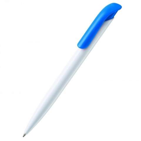 Stylo bille design Toppoint, fabriqué en Allemagne. Ce stylo finition opaque est livré avec une cartouche Jumbo pouvant écrire jusqu’à 4.5kms. Couleur d'écriture bleue.