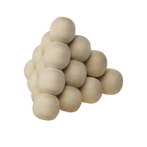 Puzzle en bois. Instructions incluses. Dans un sac en coton.