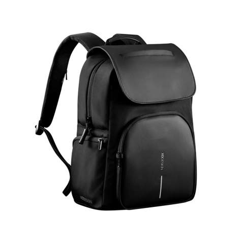 Der Soft Daypack ist Ihr idealer Begleiter für den täglichen Gebrauch. Er ist aus hochwertigen Materialien gefertigt, darunter 1200D RPET-Gewebe mit wasserabweisendem Finish und strukturiertem PU-Material.Der Daypack verfügt über ein diebstahlsicheres Klappdeckeldesign mit Fidlock-Verschluss & Twist-Lock-Reißverschlüssen. Das 16"-Laptopfach bietet technischen Schutz, während das RFID-geschützte Fach zusätzlichen Schutz für Ihre Karten und persönlichen Daten bietet. Mit der intelligenten Inneneinteilung behalten Sie den Überblick und haben schnellen Zugriff auf alle Ihre Utensilien. Aus recyceltem PET mit AWARE™ Tracer hergestellt, der die Verwendung tatsächlich recycelter Materialien garantiert. 28% recycelter Inhalt.<br /><br />FitsLaptopTabletSizeInches: 16.0<br />PVC free: true