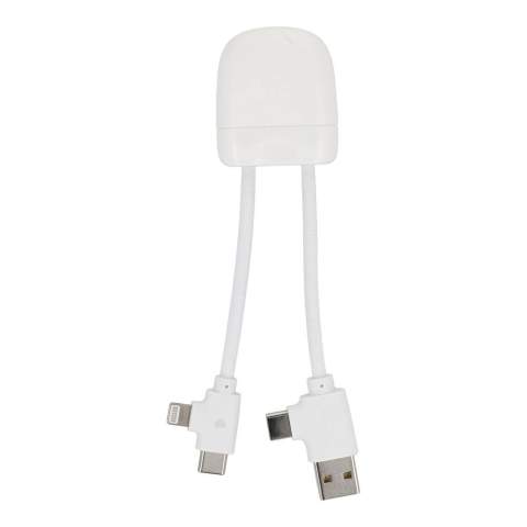 Das Xoopar ICE-B bietet Alltagkomfort und Umweltbewusstsein. Mit dualen Eingängen (USB-A &amp; USB-C) und Ausgängen (USB-C &amp; Lightning) passt es fast für alle Geräte. 12 Watt Leistung sorgt für schnelles Laden, das grüne Charging Heart zeigt Schnellladung. Aus 74 % recyceltem Kunststoff.