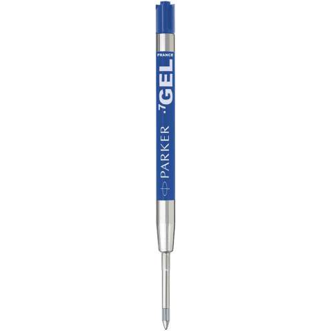 Gel ballpoint pen refill that is designed to fit in all Parker ballpoint pens and offers an alternative writing sensation with a silky-smooth finish. The refill has a writing length of 2500 meter and a nib size of 0.7mm (medium). Packaged on a blister card.