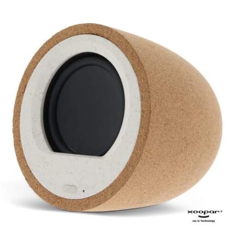 Enjoy your favorite music anywhere in your home or (home) office. This 10 watt speaker made of natural cork has high-quality sound with strong bass. Pair a second speaker for the ultimate stereo sound experience. The speaker can be charged wirelessly, The ideal ECO gift! Xoopar products may not be sold in France and Spain.