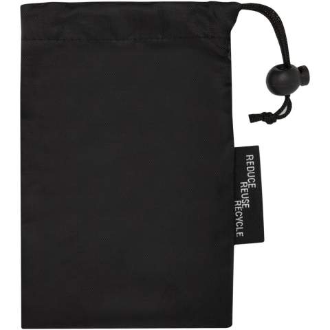 The Pieter sport towel absorbs very well, is lightweight, dries quickly, and the fabric is durable and extremely soft. When the towel is folded and secured with the elastic band it's reduced to a small size, making it suitable for bringing to the gym, swimming pool, or for when going backpacking or camping. The towel has a size of 50 x 30 cm and is made from 90% GRS recycled polyester and 10% nylon, and can be washed in the washing machine at 40 °C. Delivered with a storage pouch (15.5 x 10 cm) made from recycled PET plastic, which provides a great area for printing a logo.