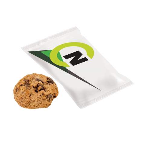 Chocolate chip cookie approx. 7g in white foil