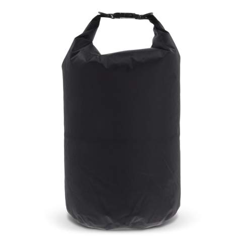 Waterwerende tas voor bijvoorbeeld op het strand, op de boot of tijdens een wandeling. Gevuld met lucht blijft de tas in noodgevallen ook tijdelijk op het water drijven. Met de extra ring en karabijnhaken is deze tas ook eenvoudig als schoudertas te gebruiken. Waterafstotend IPX6, bestand tegen hoge druk waterstromen uit alle richtingen. Houd de tas niet onder water.