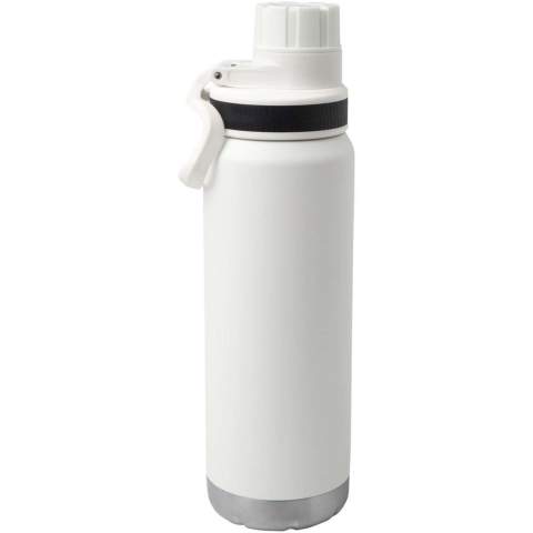 Bouteille à eau isolée sous vide en acier inoxydable à double paroi en cuivre, certifiée RCS, avec couvercle étanche à visser. Elle est doté d’une large ouverture pour faciliter le remplissage et le nettoyage, ainsi que d’une poignée de transport pratique intégrée au bouchon. Convient aux boissons gazeuses. Revêtement durable à l'extérieur. Livré dans un coffret cadeau en carton recyclé. Capacité : 700 ml. 