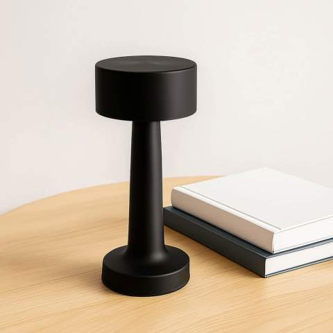 Illuminate your space with the Lumo table lamp. With a simple touch of the switch, you can easily switch between three light modes: warm light for relaxation, white light for concentration, and warm white light for a comfortable mix. Hold the switch longer to dim the lamp. Up to 6 hours of illumination on a full charge for the perfect ambiance.