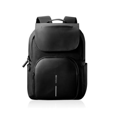 Der Soft Daypack ist Ihr idealer Begleiter für den täglichen Gebrauch. Er ist aus hochwertigen Materialien gefertigt, darunter 1200D RPET-Gewebe mit wasserabweisendem Finish und strukturiertem PU-Material.Der Daypack verfügt über ein diebstahlsicheres Klappdeckeldesign mit Fidlock-Verschluss & Twist-Lock-Reißverschlüssen. Das 16"-Laptopfach bietet technischen Schutz, während das RFID-geschützte Fach zusätzlichen Schutz für Ihre Karten und persönlichen Daten bietet. Mit der intelligenten Inneneinteilung behalten Sie den Überblick und haben schnellen Zugriff auf alle Ihre Utensilien. Aus recyceltem PET mit AWARE™ Tracer hergestellt, der die Verwendung tatsächlich recycelter Materialien garantiert. 28% recycelter Inhalt.<br /><br />FitsLaptopTabletSizeInches: 16.0<br />PVC free: true