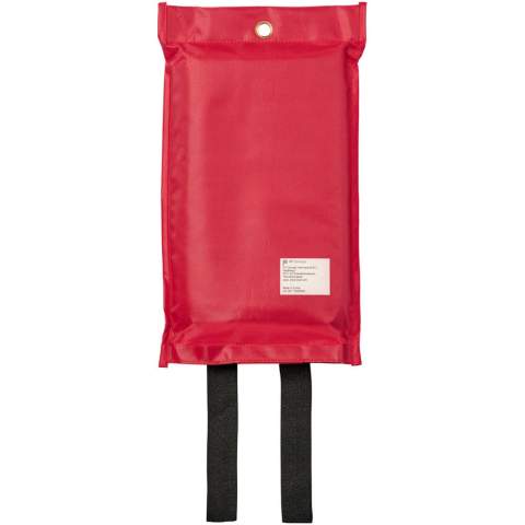 Feuerlöschdecke, die in erster Linie zur effektiven Bekämpfung kleinerer Brände bestimmt ist, z. B. bei Kleidung, Bettwäsche, Töpfen und Pfannen. Die Feuerlöschdecke ist 100x100 cm groß und wurde nach EN 1869:2019 geprüft und zertifiziert.