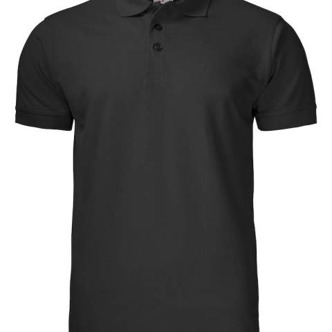 Polo piqué met drieknoopsluiting, neklint, zijsplitjes en geribde manchetten. Oeko-Tex 100 gecertificeerd.