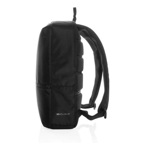 This Impact AWARE™ 1200D 15.6" laptop backpack is the ideal backpack for students and commuters alike. Clean lines but yet a super practical daypack. An inner pocket with a laptop compartment stows laptops securely and safely. The bag has a padded back for extra comfort during your commute. Two RFID pockets. The exterior and interior is made with 100% recycled polyester. With AWARE™ tracer that validates the genuine use of recycled materials. Each bag has reused 32.9 0.5L PET bottles. 2% of proceeds of each Impact product sold will be donated to Water.org. PVC free.<br /><br />FitsLaptopTabletSizeInches: 15.6<br />PVC free: true