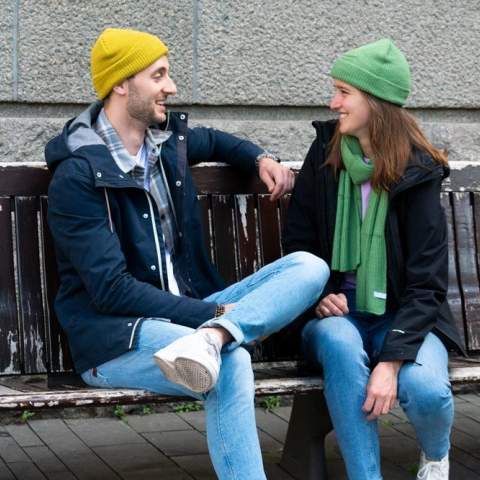 Dieses grob gestrickte Fisherman Beanie ist nicht nur modisch, sondern auch warm. Personalisieren Sie diesen coolen Artikel von aus 100% Polyacryl mit Ihrem eigenen Sticklogo oder Ihrem Label und schaffen Sie einen einzigartigen Werbeartikel!