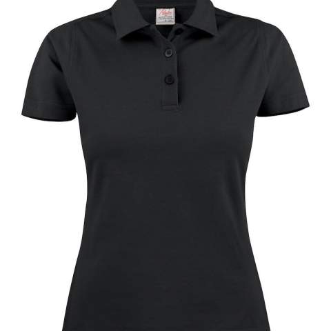 Lichtere polo piqué in een moderne pasvorm en gladgebreide kraag en manhetten . Neklint, zijsplitjes en drieknoopsluiting. Oeko-Tex 100 gecertificeerd.