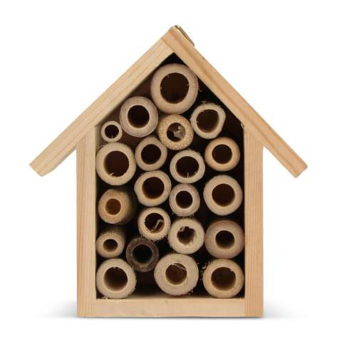 Voici notre Bee Station - un charmant sanctuaire en forme de maison pour nos amis les pollinisateurs. Fabriquée en bois certifié FSC, elle offre un abri et un soutien aux abeilles, favorisant ainsi la biodiversité et le jardinage écologique.