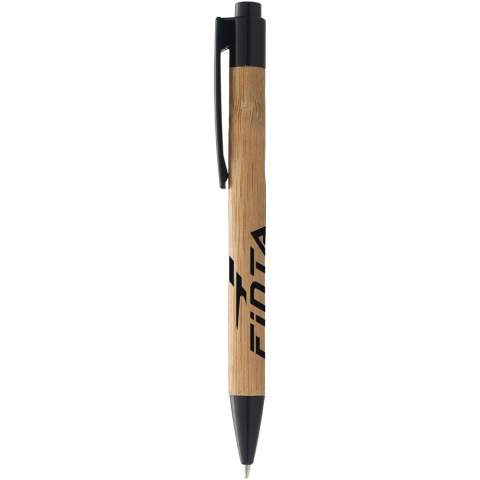 Ballpoint pen with click action mechanism.