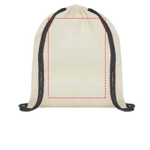 The Oregon bag has a main compartment with coloured drawstring closure. Resistance up to 5 kg weight. 