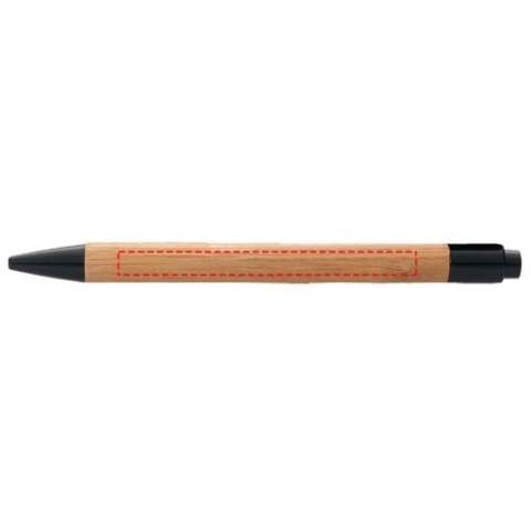 Ballpoint pen with click action mechanism.