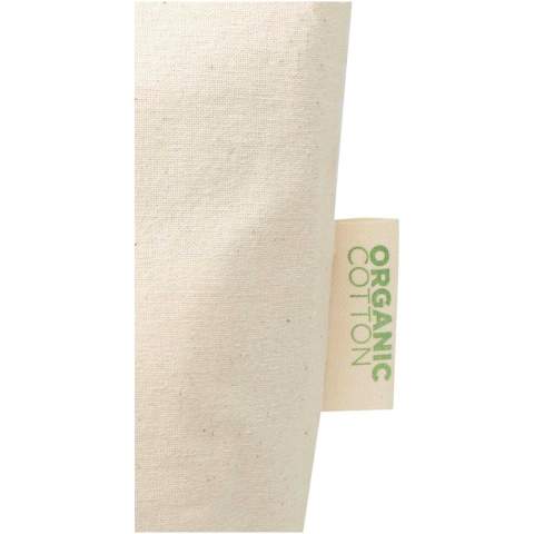 La grande pochette à accessoires Orissa de 180 g/m² dispose d'un grand compartiment zippé et d'une dragonne pour la transporter facilement. La pochette est fabriquée en coton d'Inde certifié Oeko-Tex. Capacité : 3 litres.