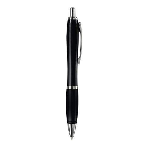 Stylo élégant transparent avec clip métal. Cartouche d' encre bleue mais à partir de 10.000 pces une autre couleur d'encre est possible. Grande capacité d'écriture. Produit en plusieurs coloris. Marquage en tampographie et en sérigraphie. Audit BSCI. Tous nos produits sont testés et certifiés, et répondent  aux normes sociales. 