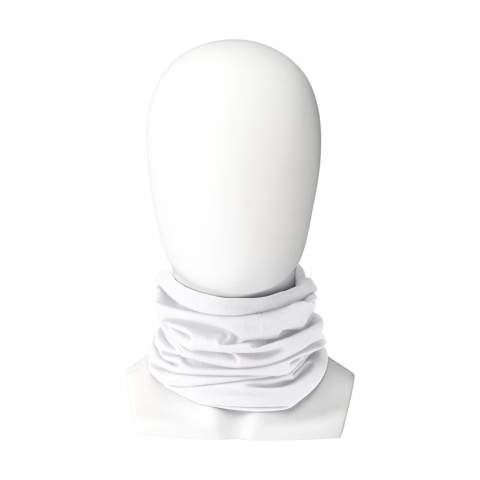 Multifunctional, seamless bandana made of high-quality microfibre polyester (130 g/m²): breathable, absorbent and quick-drying. This trendy accessory can be worn in different ways: as a scarf, hairband, mask, headscarf or wristband. Protects against the sun and the cold. One size. Including full-colour sublimation print. Made in Europe.