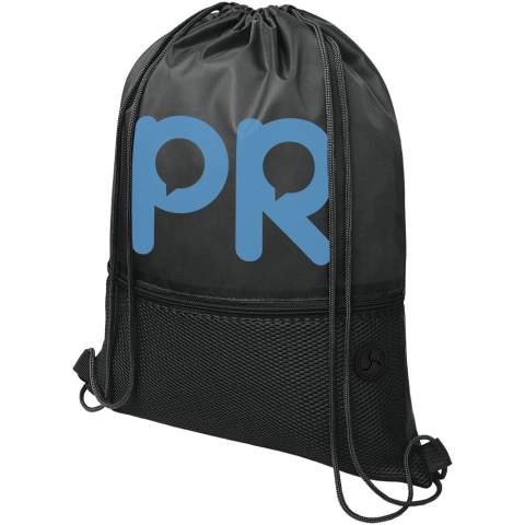 The Oriole bag has a main compartment with drawstring closure in matching colour. Features one mesh front zippered pocket and an earbud port. Resistance up to 5 kg weight. 