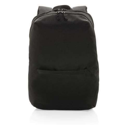Sac à dos avec un compartiment pour ordinateur portable de 15,6 pouces et une poche frontale avec fermeture à zip. Le tissu externe et la doublure sont fabriqués en polyester recyclé. Avec le traceur AWARE™ qui valide l'utilisation authentique de matériaux recyclés. Chaque sac a réutilisé 32,7 bouteilles PET de 0,5L. 2 % des recettes de chaque produit Impact vendu seront reversés à Water.org. Sans PVC.<br /><br />FitsLaptopTabletSizeInches: 15.6<br />PVC free: true