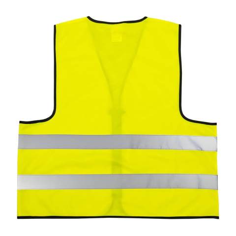 Een veiligheidsvest van zeer hoge kwaliteit voor een scherpe prijs. Geschikt voor bijvoorbeeld op de bouwplaats en bij een motoropleiding.