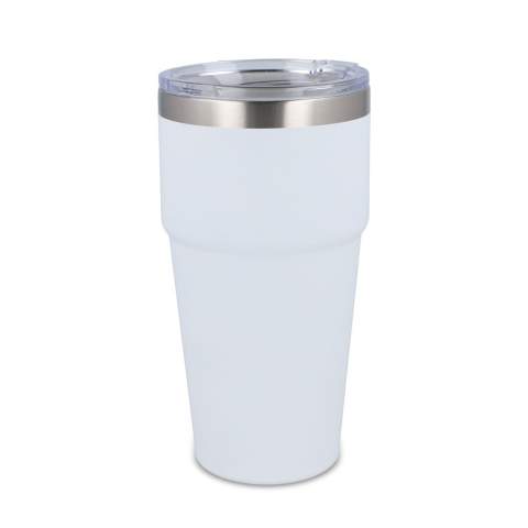 Mug de voiture T-céramique avec finition soft touch. L'intérieur en céramique facilite le nettoyage, élimine les résidus d'odeur et de goût et offre une isolation thermique supérieure.