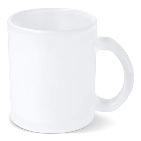 Cette tasse en verre de grande taille présente une finition givrée qui ajoute un look unique et stylé à vos boissons. Cette tasse est conçue avec un revêtement spécial pour faciliter l'impression par sublimation.