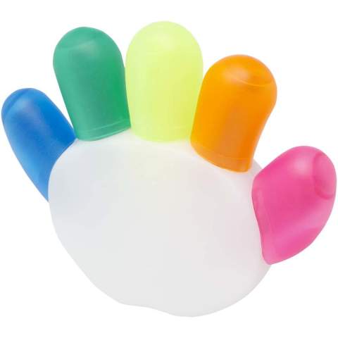 Dieses 5-farbige Textmarker-Set ist ideal für lebhafte und übersichtliche Notizen. Jeder Textmarker hat eine andere Farbe, wodurch es einfach ist, wichtige Punkte hervorzuheben und Informationen zu kategorisieren. Achtung! Nicht für Kinder unter drei Jahren geeignet. Verschluckbare Kleinteile, Erstickungsgefahr.