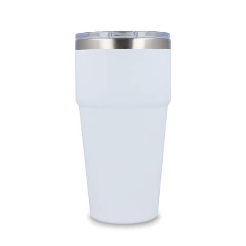 Mug de voiture T-céramique avec finition soft touch. L'intérieur en céramique facilite le nettoyage, élimine les résidus d'odeur et de goût et offre une isolation thermique supérieure.