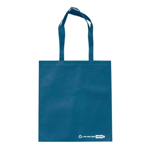 Für die Herstellung dieser Tasche wurden vier recycelte PET-Flaschen verwendet. Reduzieren Sie den Plastikmüllhaufen mit dieser nachhaltigen Tasche.