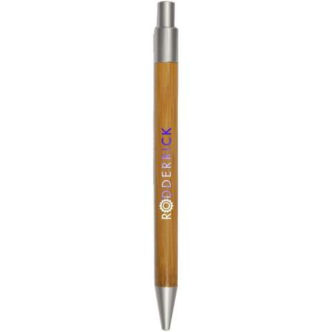Ballpoint pen with click action mechanism.