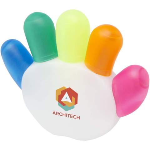 Dieses 5-farbige Textmarker-Set ist ideal für lebhafte und übersichtliche Notizen. Jeder Textmarker hat eine andere Farbe, wodurch es einfach ist, wichtige Punkte hervorzuheben und Informationen zu kategorisieren. Achtung! Nicht für Kinder unter drei Jahren geeignet. Verschluckbare Kleinteile, Erstickungsgefahr.