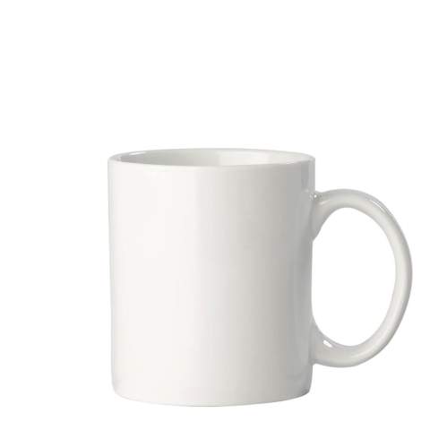 Ein schlichter weißer Becher speziell für den Sublimationsdruck geeignet. Ihre Werbeanbringung wird in brillanter Fotoqualität gedruckt. Überraschen Sie Ihre Geschäftspartner mit diesem hochwertigen Langzeitwerbeträger
