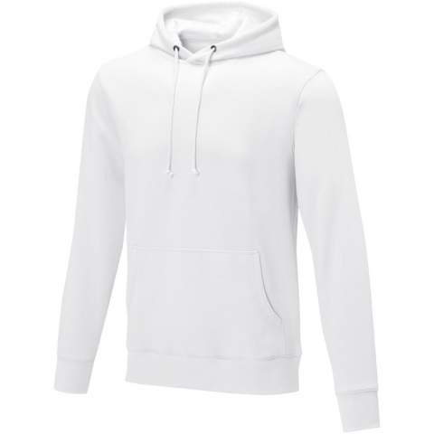 The Charon men's hoodie – the ultimate comfortable style. Made from a 240 g/m² blend of cotton and polyester, a perfect balance between comfort and breathability. The brushed interior ensures coziness, complemented by flat knit rib cuffs and bottom hem that optimize comfort. The adjustable drawstring in the hood offers a personalised fit, while the kangaroo pocket adds a touch of functionality and urban flair. Additionally, the interior custom branding options allow personalised branding or customisation inside the hoodie. Whether you're relaxing at home or heading out for a casual adventure, the Charon hoodie is the ideal companion for any setting.