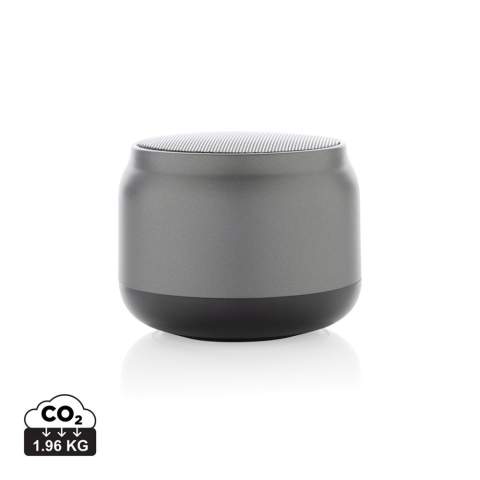 3W wireless speaker to play your favourite music! The speaker is made with RCS (Recycled Claim Standard) certified recycled ABS. Total recycled content: 22% based on total item weight. RCS certification ensures a completely certified supply chain of the recycled materials. Beatbuddy comes with a 500 mah a grade battery that allows a play time up to 4 hours and can be re charged in 2 hours. It uses BT 5.3 for smooth connection and easy automatic pairing. With mic and pick up function. Including type C charging cable made from RCS certified recycled TPE. Packed in FSC® mix packaging. PVC Free.<br /><br />NumberOfSpeakers: 1<br />SpeakerOutputW: 3.00<br />PVC free: true