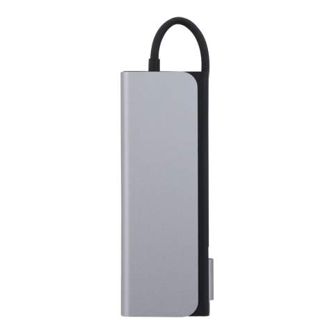 Connect everything via one hub! Our PowerHub offers a USB-C flex connection with a compact gray hub, featuring; USB, USB-C and an HDMI port. PowerHub HDMI allows you to get more out of your laptop, such as multi-display, by easily connecting peripherals.