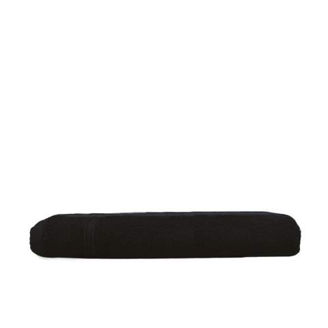 The T1-R100 Recycled Classic Beach Towel Black is made of 70% recycled cotton combined with 30% recycled polyester.<br />Cotton and PET bottles get a new life in this beach towel.<br />No fertilizers or pesticides are used, and only the minimum amount of water necessary is applied during production.<br />The size of 100 x 180 cm is perfect for a beach day.<br />Choose one of the bright, natural and cool colors.